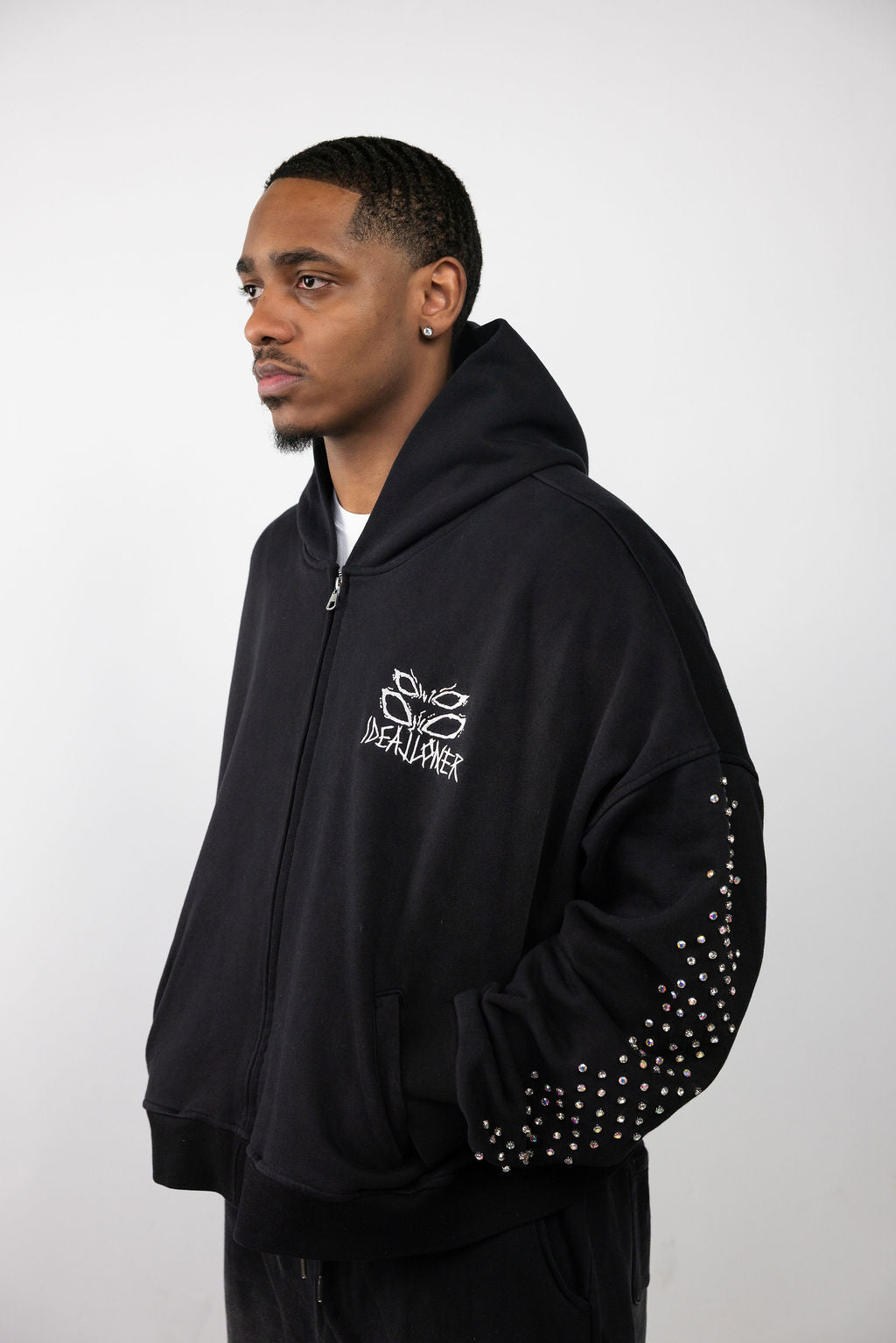 IDL RHINESTONE HOODIE